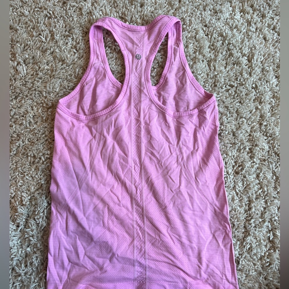 Hot pink lululemon tank